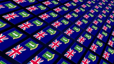 Virgin Islands Flag Animated Background ... | Stock Video | Pond5