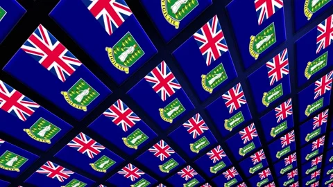 Virgin Islands Flag Animated Background ... | Stock Video | Pond5