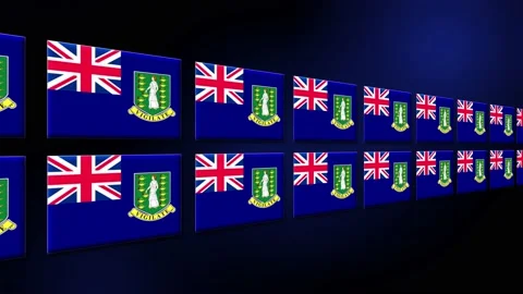 Virgin Islands Flag Animated Background ... | Stock Video | Pond5