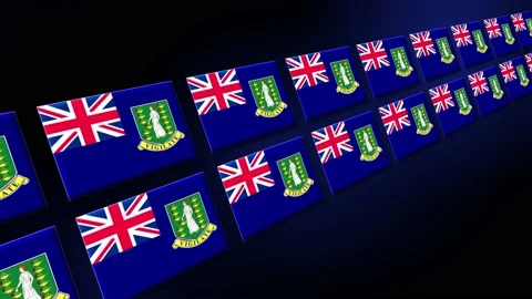 Virgin Islands Flag Animated Background ... | Stock Video | Pond5