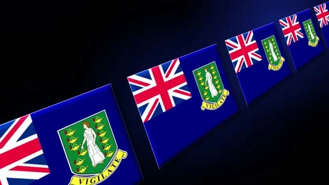 Virgin Islands Flag Animated Background ... | Stock Video | Pond5