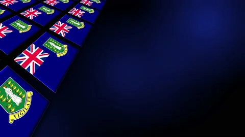 Virgin Islands Flag Animated Background ... | Stock Video | Pond5
