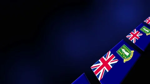 Virgin Islands Flag Animated Background ... | Stock Video | Pond5
