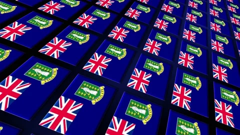 Virgin Islands Flag Animated Background ... | Stock Video | Pond5
