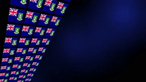 Virgin Islands Flag Animated Background ... | Stock Video | Pond5