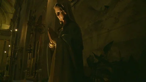 Virgin Mary Glidecam shot two Stock Footage 2885877