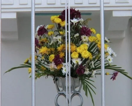 Virgin Mary Statue Stock Footage 118391