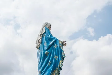 The Virgin Mary statue Foto stock