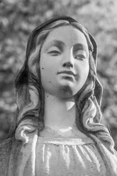 Virgin Mary Statue Stock Photos