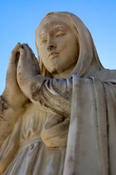 Virgin Mary Statue Stock Photos