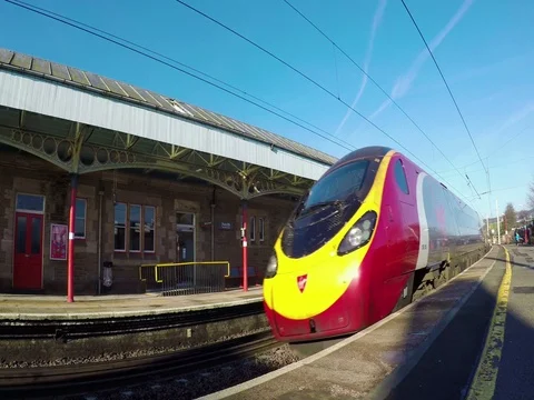 Virgin Pendolino Stock Footage 73394341