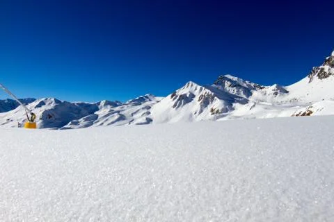Virgin snow Stock Photos