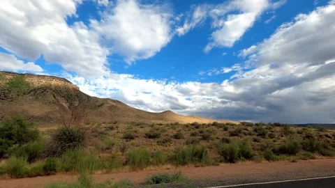 Virgin, Utah August 14 2023 Timelapse Driving Springdale Kolub Terrace Zion Stock Footage 304566545