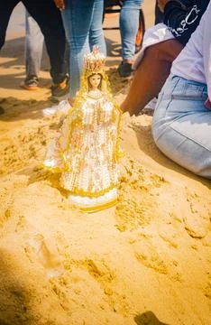 Virgin of the valley´s procession 2025 Foto stock