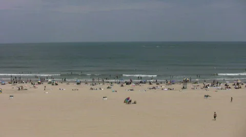 Virginia beach distant view Video stock 457762
