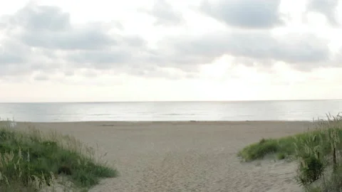 Virginia Beach Path Timelapse Stock Footage 227067717