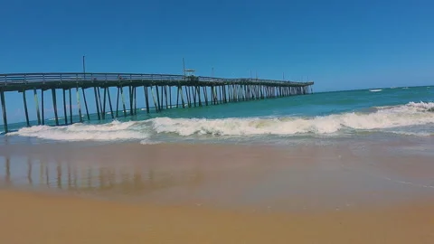 Virginia Beach Pier Stock Footage 222009248
