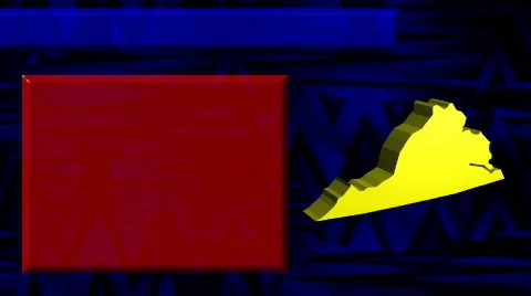 Virginia - Election Motion Background Stock Footage 78420