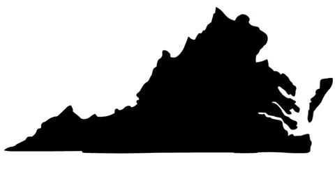 Virginia Stock Illustration