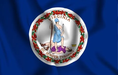 Virginia Stock Illustration