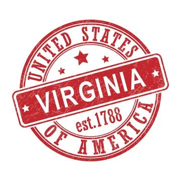Virginia Stock Illustration