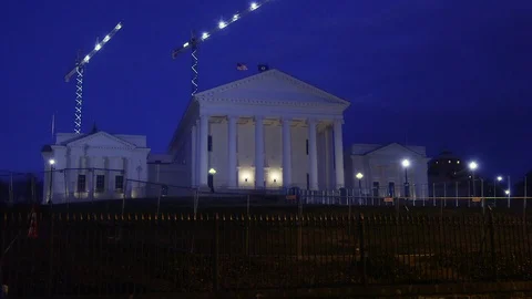 Virginia state capitol building Video stock 123331554