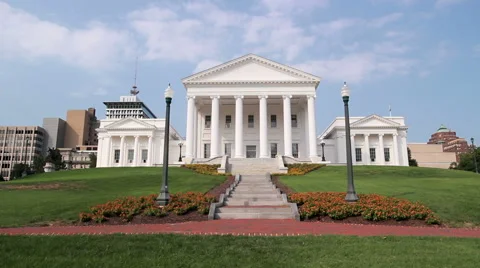The Virginia State Capitol Video stock 40732543