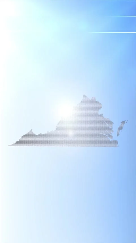 Virginia State Map Opener Stock-Footage 277088972