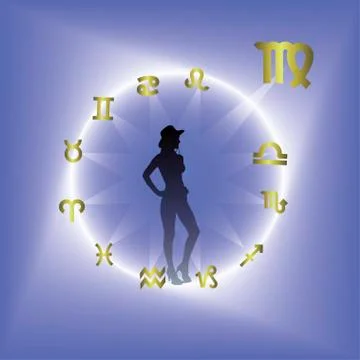 Virgo Stock Illustration