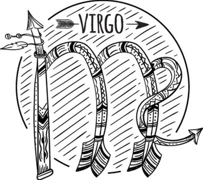 Virgo 库存插图