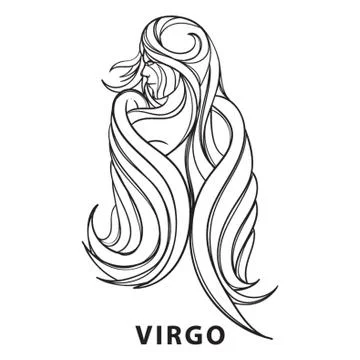 Virgo 库存插图