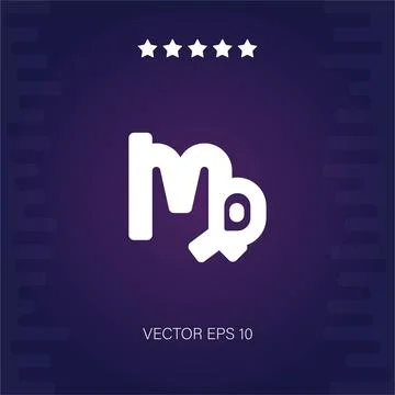 Virgo vector icon Stock Illustration