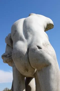 Virile statue Stock Photos