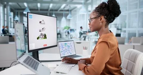 Virtual 3D House Design Using CAD Software On Laptop Market Stock Photos