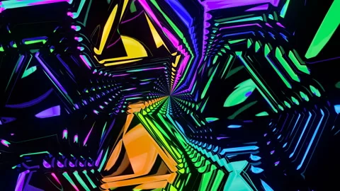 Virtual abstraction Stock Footage 154381720