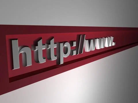 The virtual address. 3d The virtual address. 3d Copyright: xZoonar.com/Mak... Fotos Stock