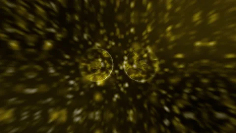 Virtual animated representation of coronavirus 2019-nCoV pathogen cells inside Stock Footage 153143764