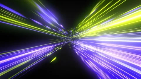 Virtual Animation of a Stargate Moving Rapidly Through the Universe Stock Footage 280379955