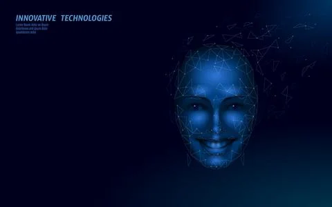 Virtual assistant voice recognition service technology. AI artificial Stock-Illustration
