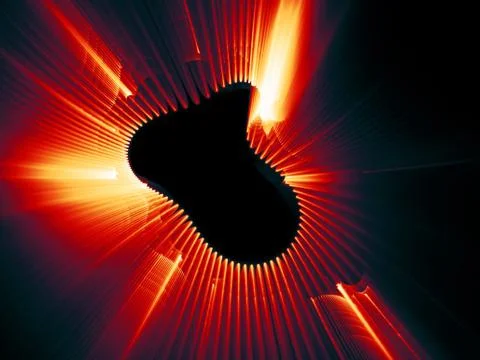 Virtual Background Illustrazione stock