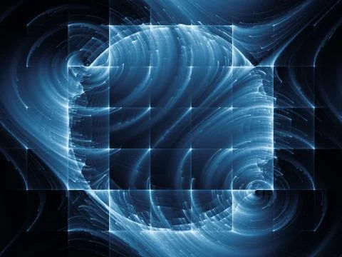 Virtual Background Illustrazione stock