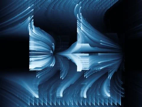 Virtual Background Illustrazione stock