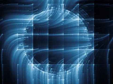 Virtual Background Illustrazione stock