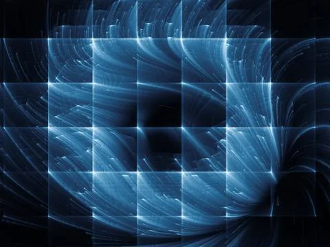 Virtual Background Illustrazione stock