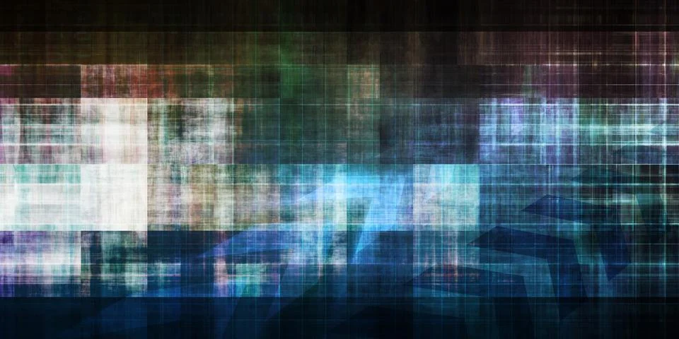 Virtual Background Stock Illustration