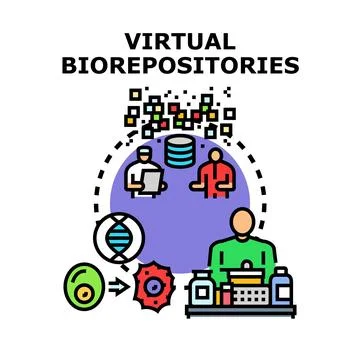 Virtual biorepositories manage biomedical data 库存插图