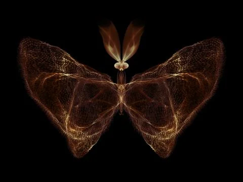Virtual Butterfly Stock Illustration