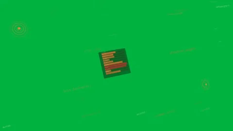 Virtual camera rotating tilting HUD on transparent bg pulsing FINE_TUNE boosting Stock Footage 329549043
