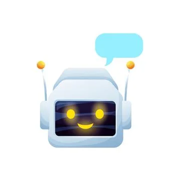 Virtual chatter chatbot online support bot helper Illustrazione stock