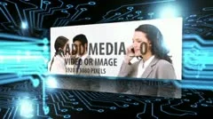 Virtual Circuit Flythrough Stock After Effects